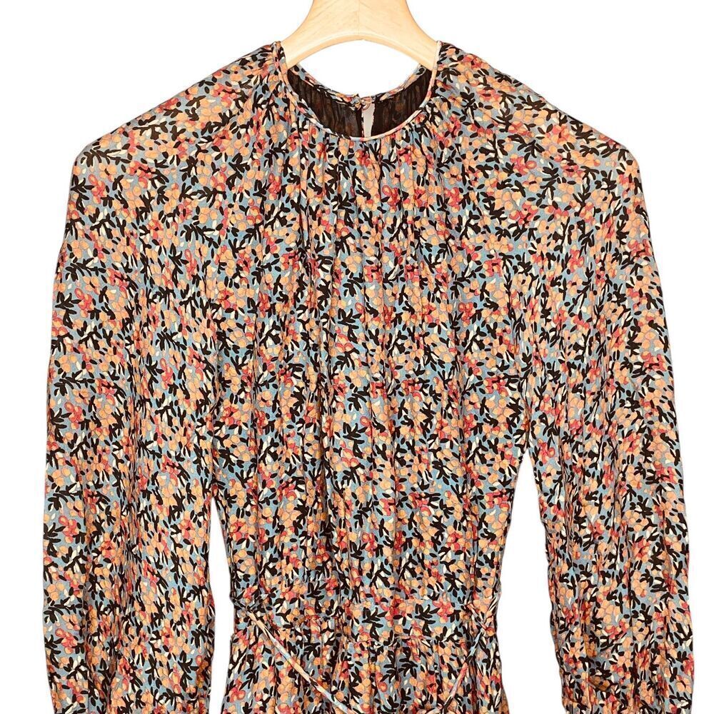 Derek Lam Collective Floral Tie Dress - Picture 4 of 16